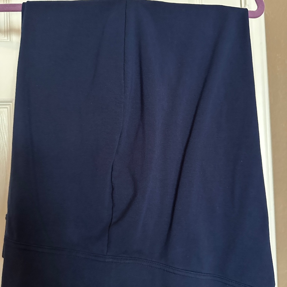 Lands' End Women's 2x Starfish Mid Rise Pull On Crop Pants - Picture 2 of 5